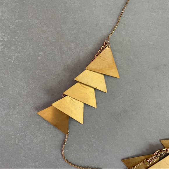 Laura Lombardi Scale Necklace Brass - Picture 8 of 11
